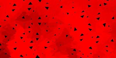 Light red vector polygonal pattern.