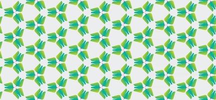 leaves pattern green gradient background vector illustration