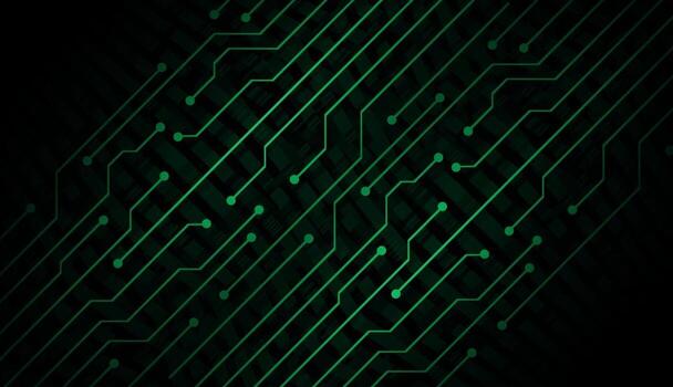 cyber circuit future technology concept background vector