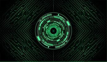 eye cyber circuit future technology concept background vector
