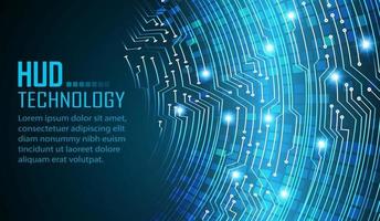 cyber circuit future technology concept background vector