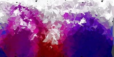 Dark pink, red vector poly triangle texture.