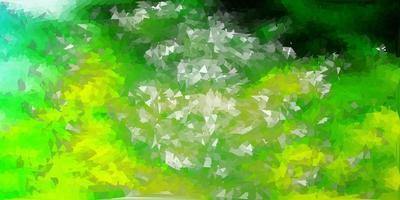 Light green, yellow vector poly triangle texture.