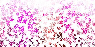 Light pink vector backdrop with chaotic shapes.