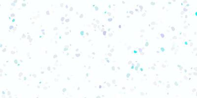 Light pink, blue vector backdrop with chaotic shapes.