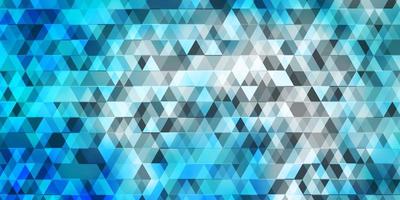 Light BLUE vector texture with lines, triangles.