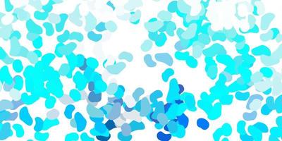 Light blue vector background with random forms.