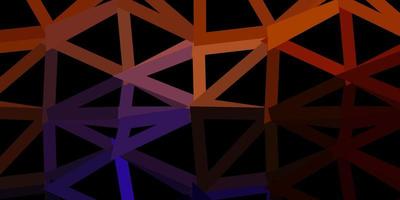 Dark multicolor vector triangle mosaic wallpaper.