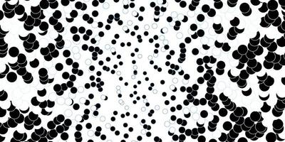 Dark BLUE vector pattern with spheres.