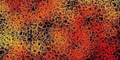Dark orange vector backdrop with chaotic shapes.
