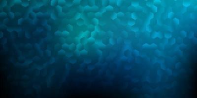 Dark blue vector background with hexagonal shapes.