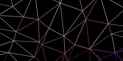 Dark multicolor vector abstract triangle texture.