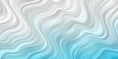 Light BLUE vector background with curved lines.