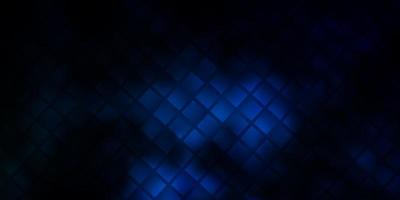Dark BLUE vector pattern in square style.