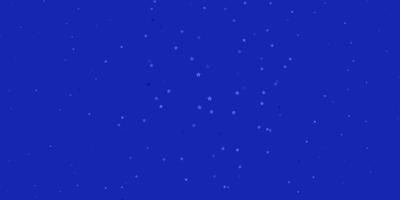 Dark BLUE vector layout with bright stars.