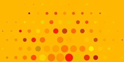 Light Yellow vector pattern with spheres.