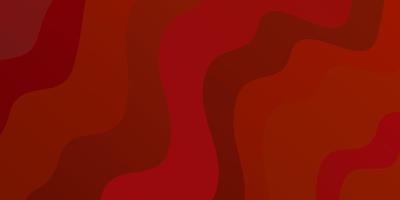 Dark Red vector pattern with wry lines.