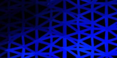 Dark blue vector gradient polygon layout.