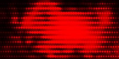 Dark Red vector template with circles.