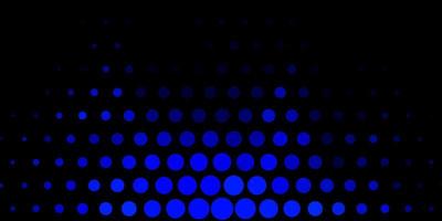 textura de vector azul oscuro con discos.