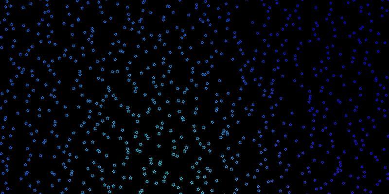 Dark Pink, Blue vector texture with beautiful stars.