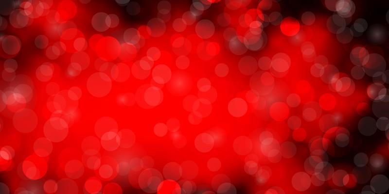 Dark Red vector layout with circles.