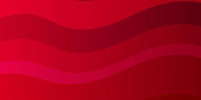 Light Red vector template with curved lines.