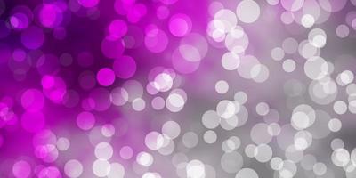 Light Purple vector texture with disks.