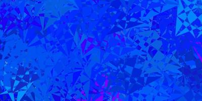 Dark blue, yellow vector layout with triangle forms.