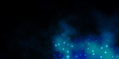 Dark BLUE vector layout with bright stars.