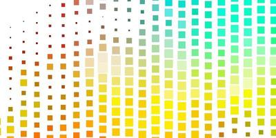 Light Multicolor vector template in rectangles.