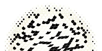 Light Orange vector background with bubbles.