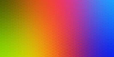 Light Multicolor vector background with rectangles.