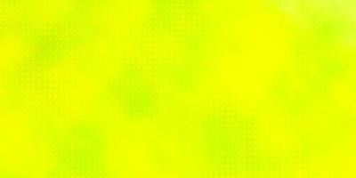 Light Green, Yellow vector background with circles.