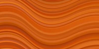 Light Orange vector template with curves.