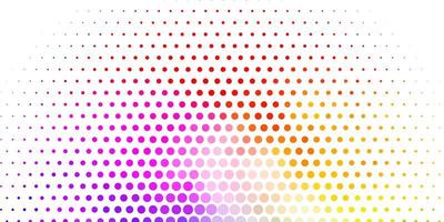 Light Multicolor vector background with spots.