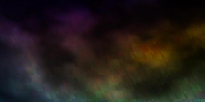 Dark Multicolor vector pattern with polygonal style.