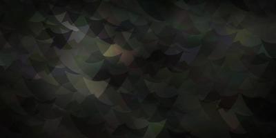 Dark Gray vector layout with rectangles, triangles.