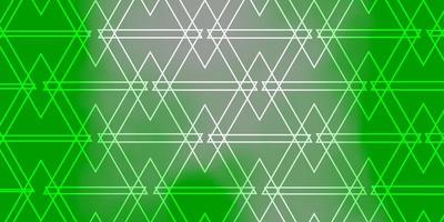Light Green vector pattern with polygonal style.