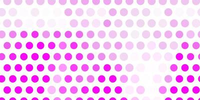 Light purple, pink vector backdrop with dots.