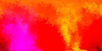 Light pink, yellow vector poly triangle texture.