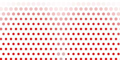 Light red vector background with spots.