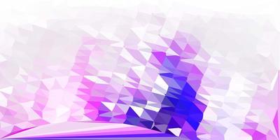 Light purple, pink vector geometric polygonal layout.