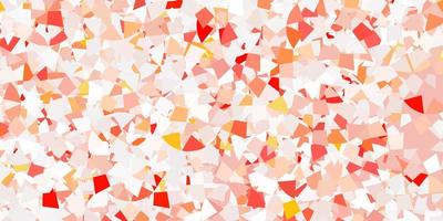 Light blue, yellow vector pattern with polygonal style.