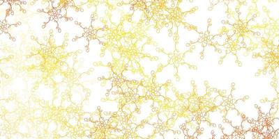 Light Orange vector backdrop with bent lines.