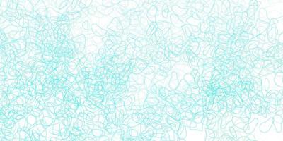 Light blue, green vector background with random forms.