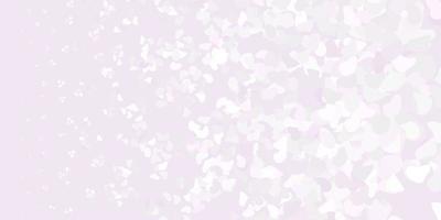 Light purple vector pattern with abstract shapes.