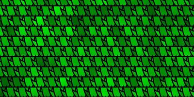 Light Green vector backdrop with lines, triangles.