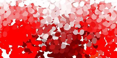 Light red, yellow vector texture with memphis shapes.