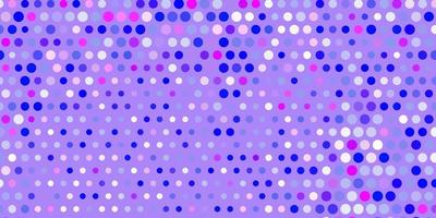 Light pink, blue vector backdrop with dots.